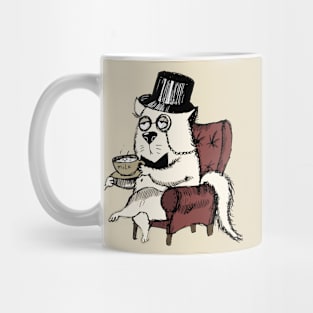 Funny Fancy Cat Mug